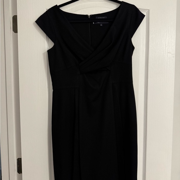 Anne Klein Elegant Black Midi Dress - Picture 1 of 4